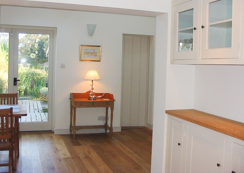  September cottage towards French doors
