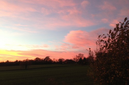 Bramfield sunset